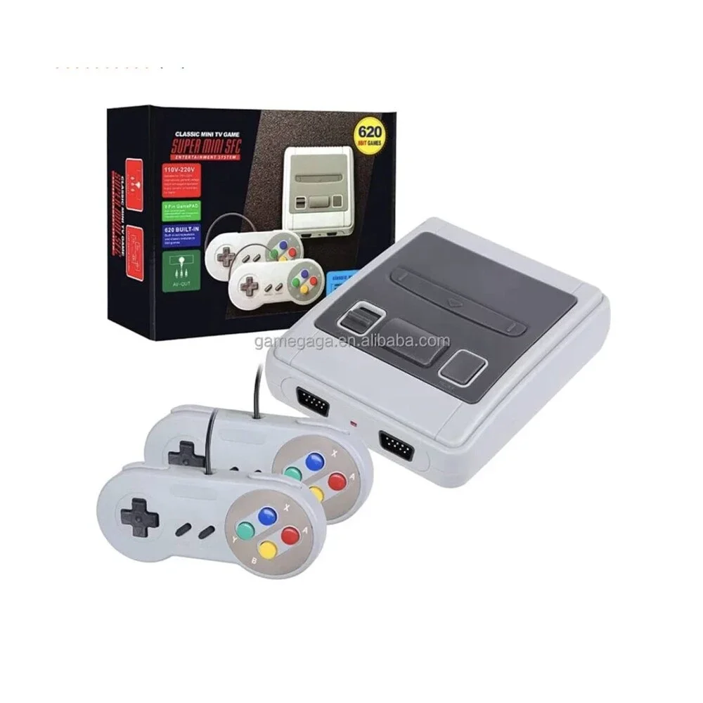 New Super Mini SFC Retro Game Con 620 Mario Bors Ninja Combat